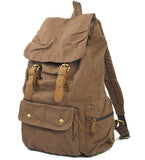 Vintage Leather Military Backpack - Survive_thewild