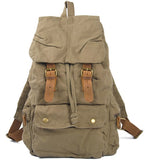 Vintage Leather Military Backpack - Survive_thewild