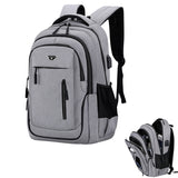 Gray Solid Men Backpack